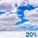 Mostly cloudy throughout the day