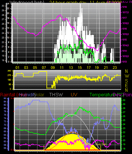 24 Hour Graph for Day 11