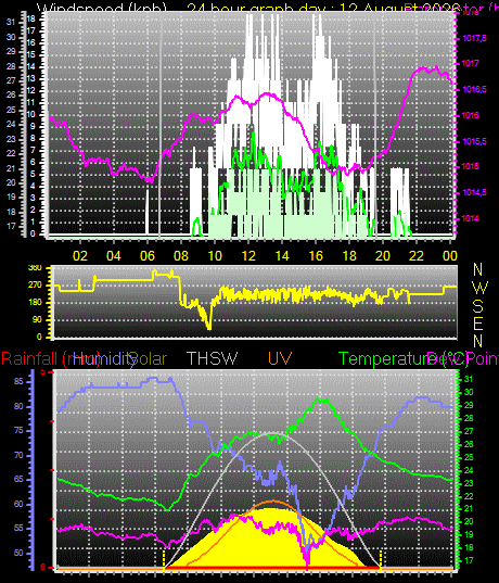 24 Hour Graph for Day 12