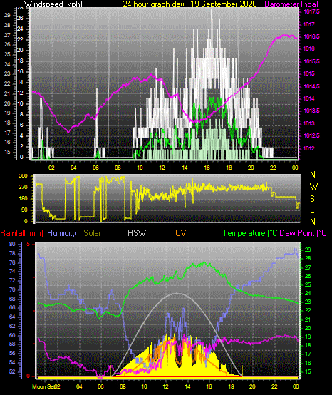 24 Hour Graph for Day 19